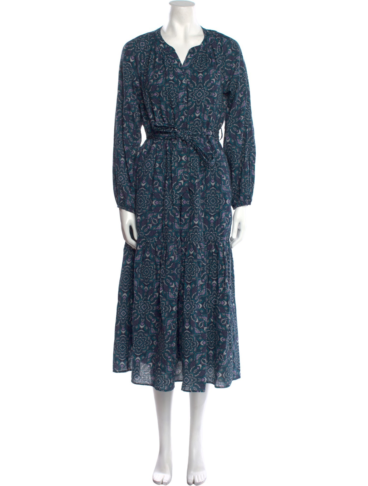 Xirena Printed Long Dress