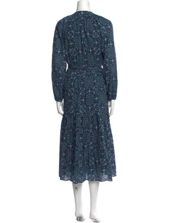 Xirena Printed Long Dress