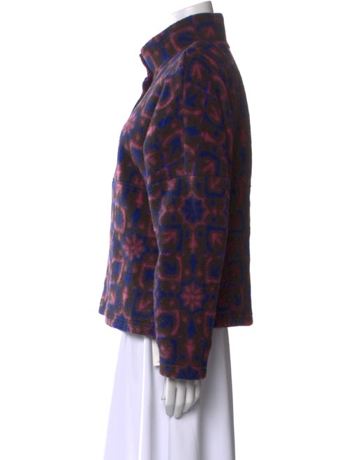 Xirena Printed Mock Neck Blouse