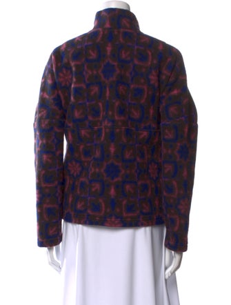 Xirena Printed Mock Neck Blouse