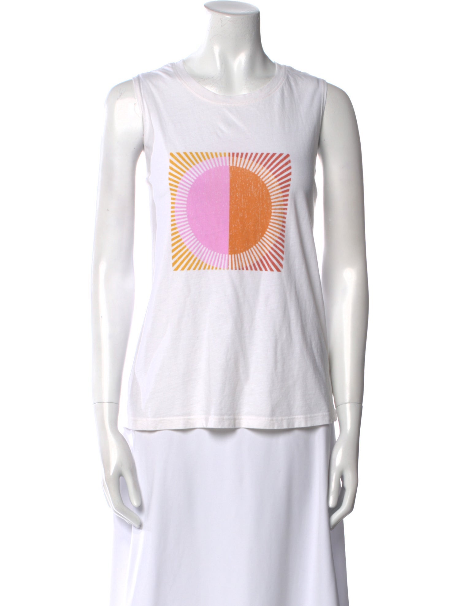 Xirena Graphic Print Crew Neck Top w/ Tags