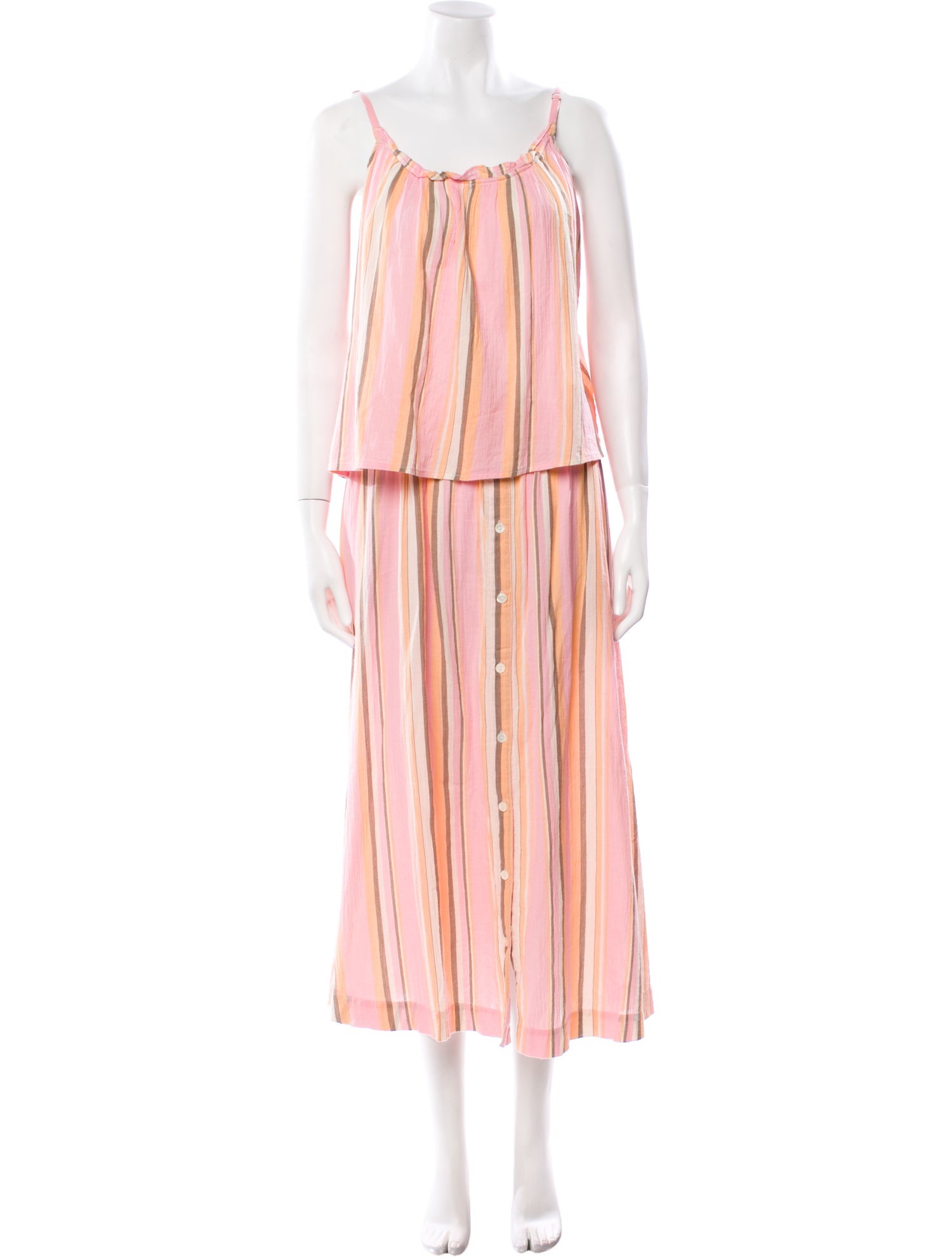 Xirena Striped Skirt Set