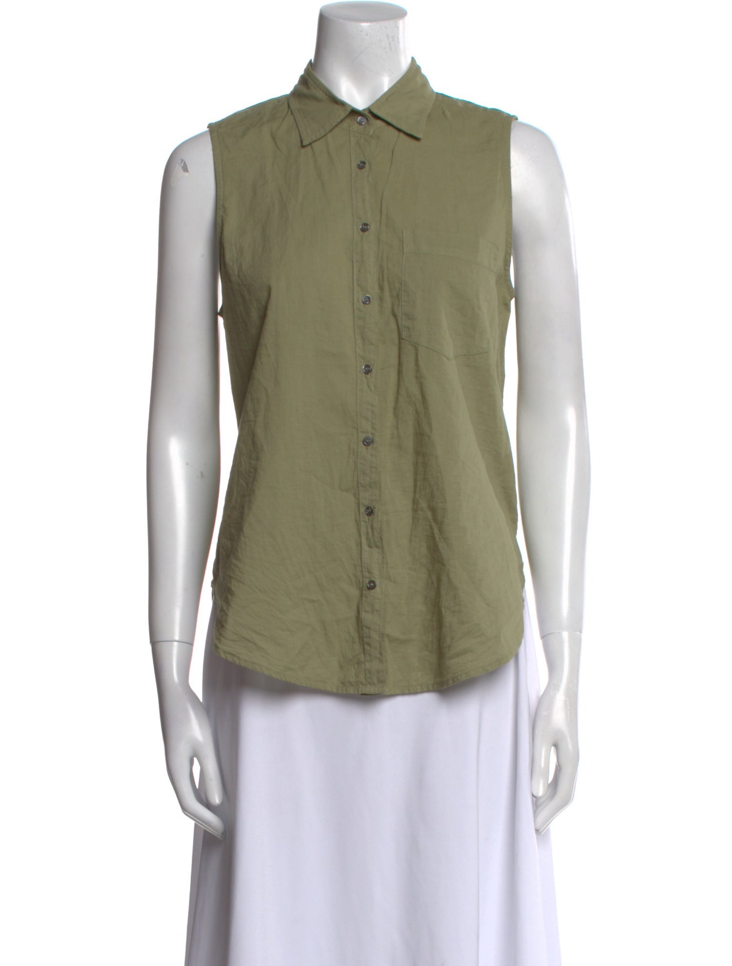 Xirena Sleeveless Button-Up Top