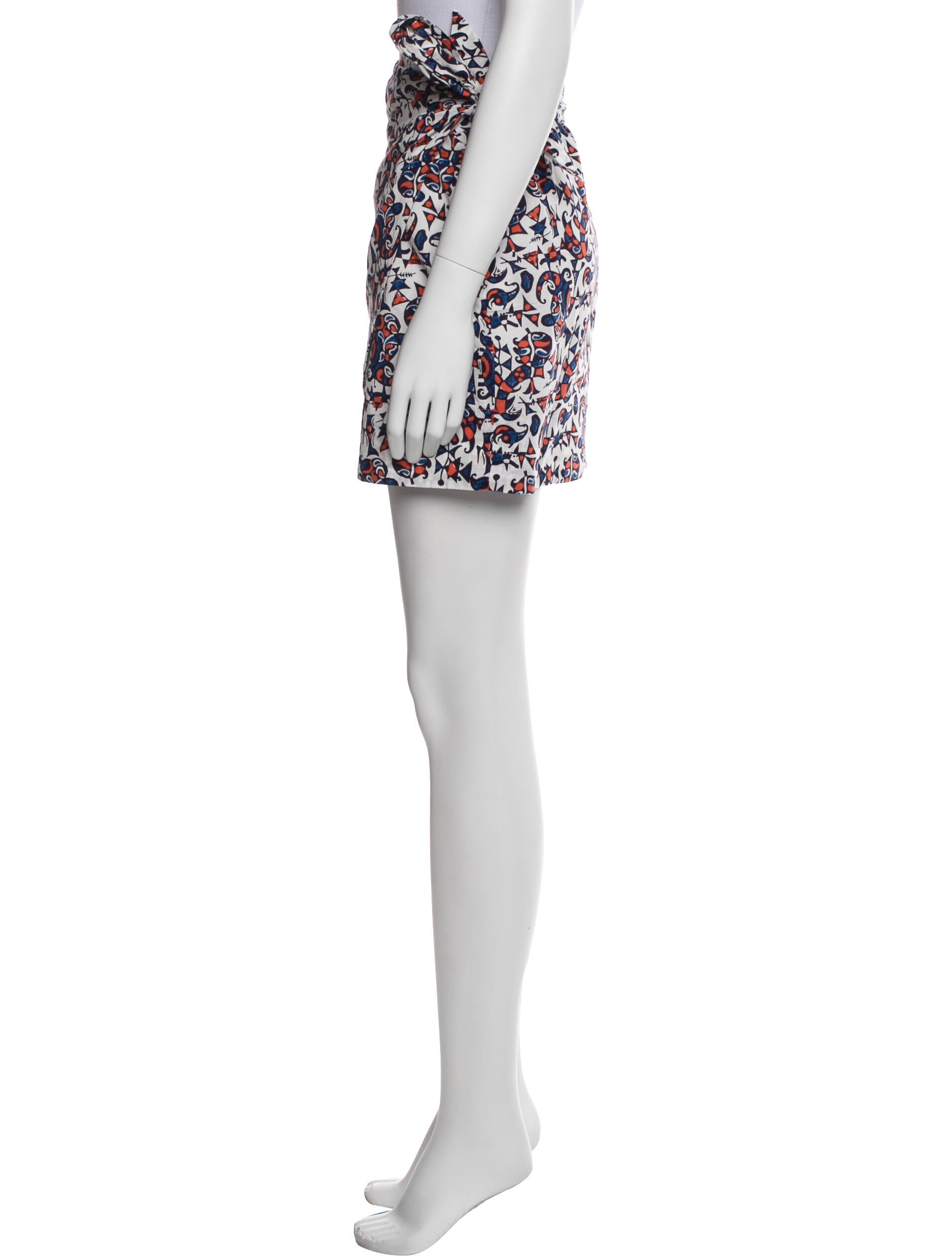 Xirena Printed Mini Skirt