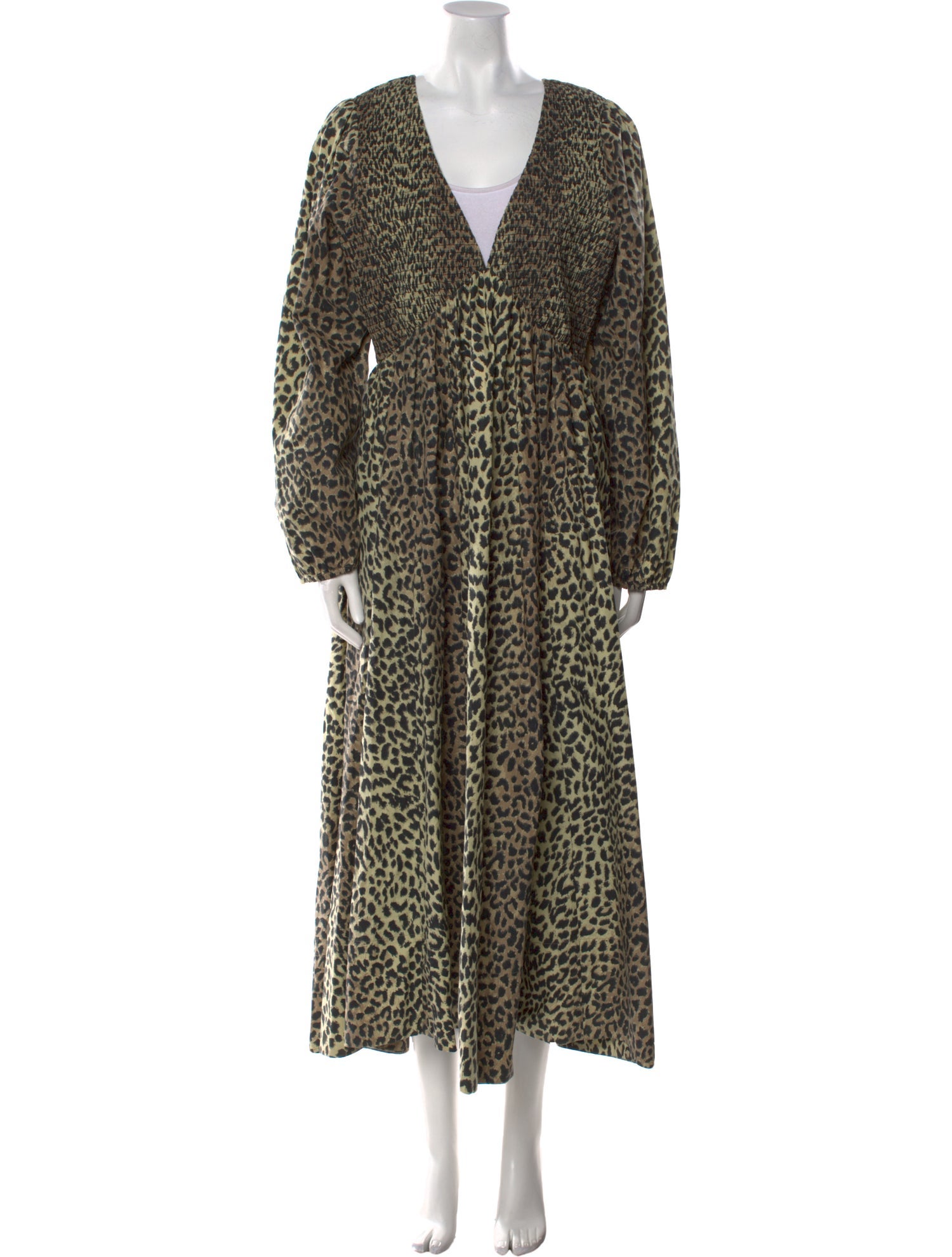 Xirena Animal Print Long Dress w/ Tags