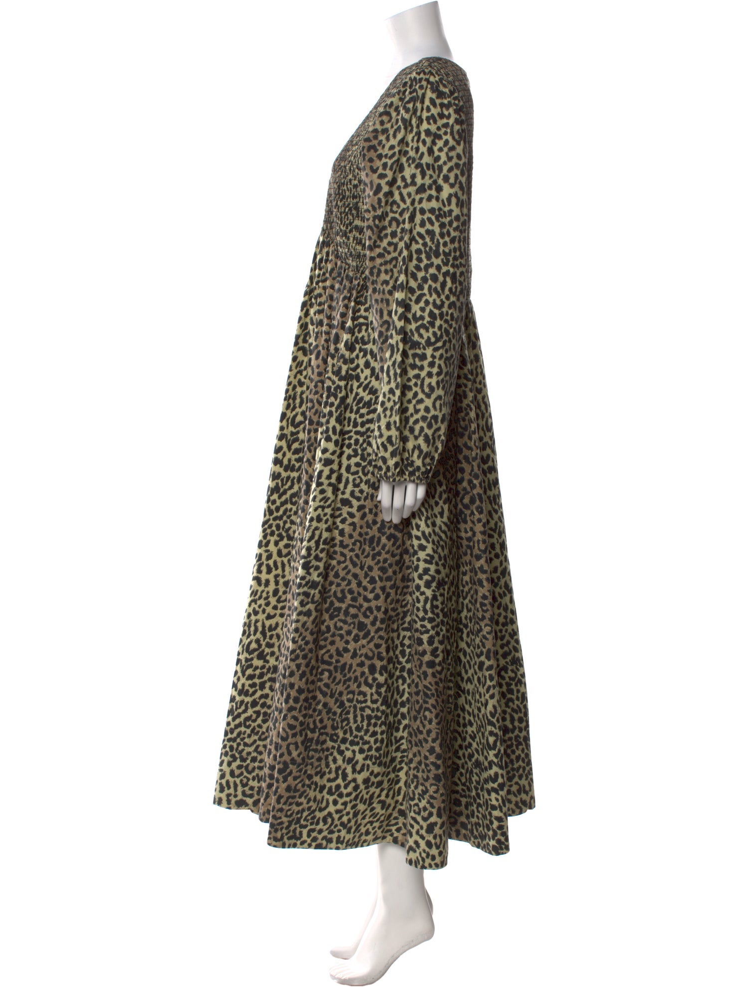 Xirena Animal Print Long Dress w/ Tags