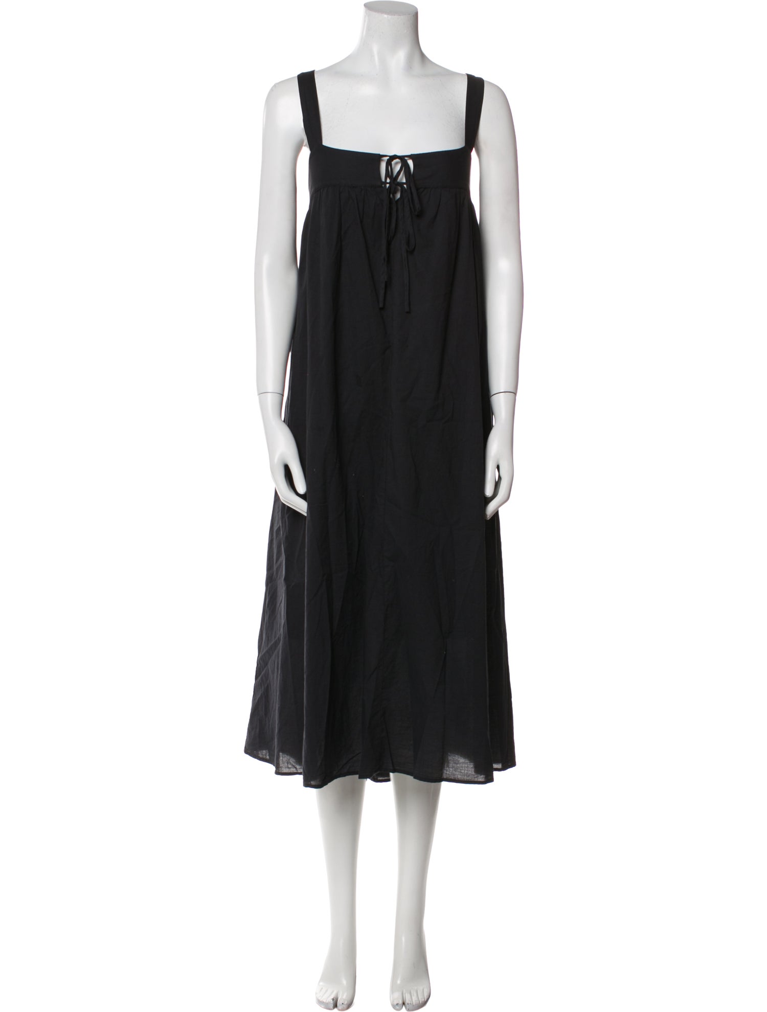 Xirena Square Neckline Midi Length Dress