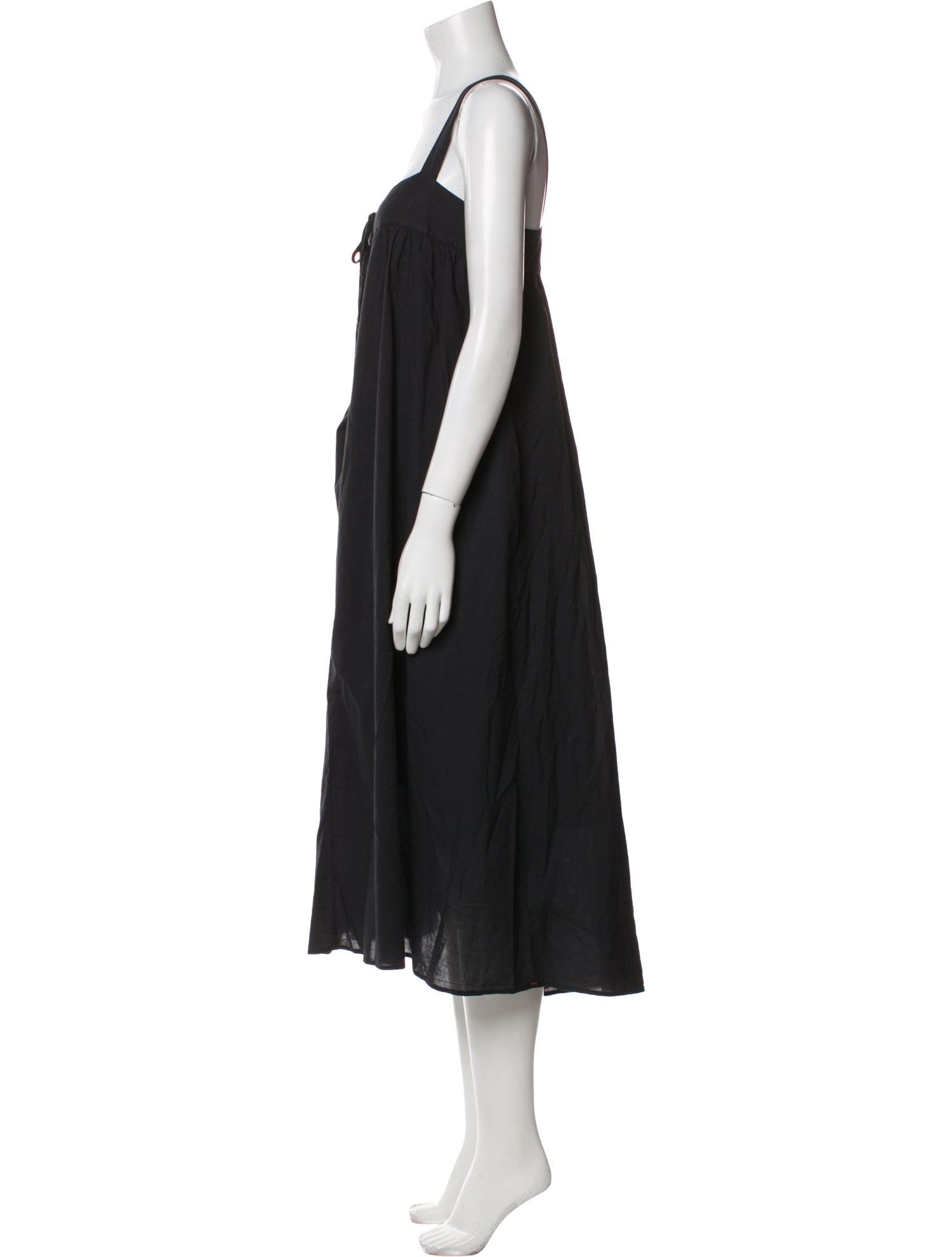 Xirena Square Neckline Midi Length Dress