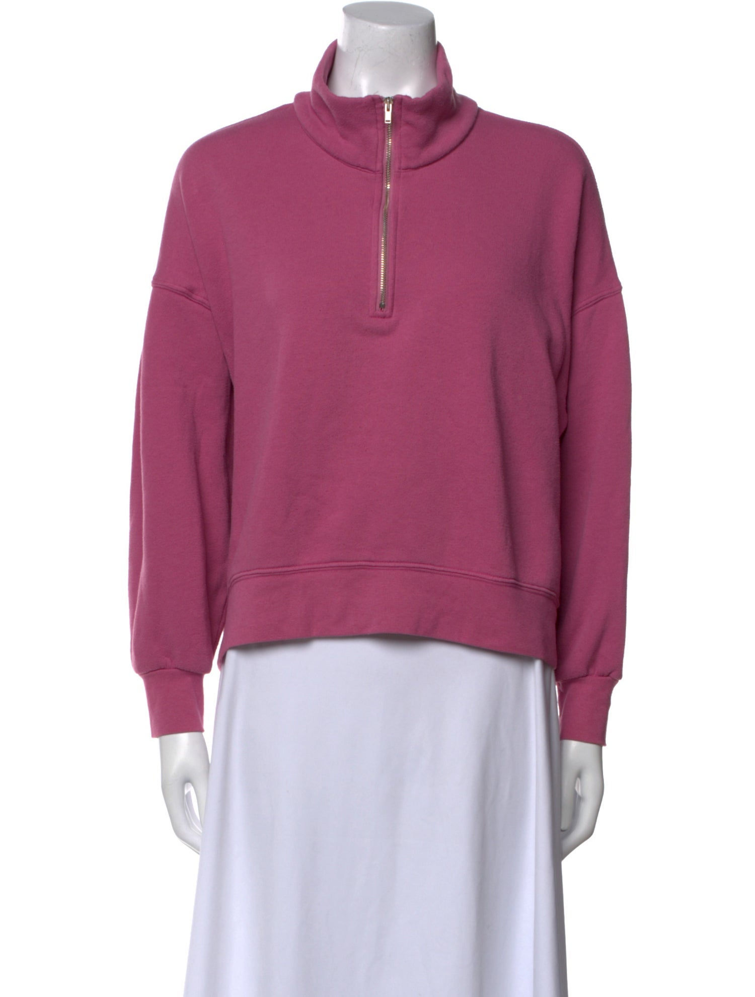 Xirena Mock Neck Long Sleeve Sweatshirt