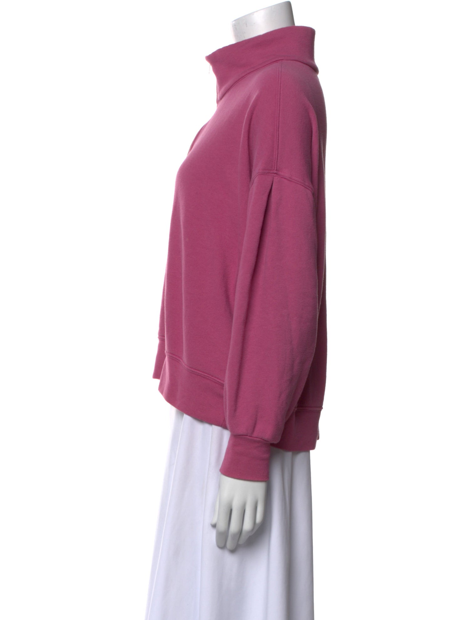 Xirena Mock Neck Long Sleeve Sweatshirt