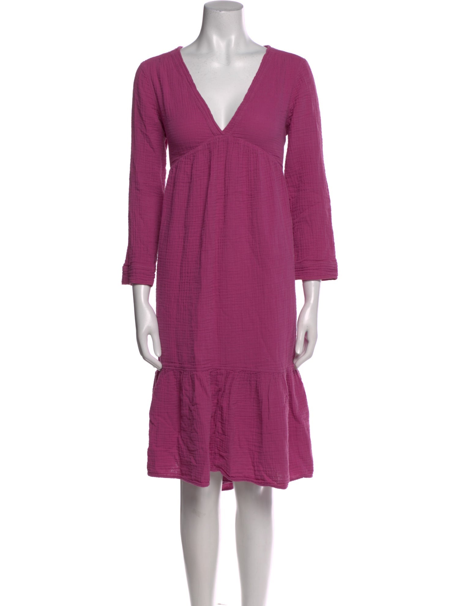 Xirena V-Neck Midi Length Dress