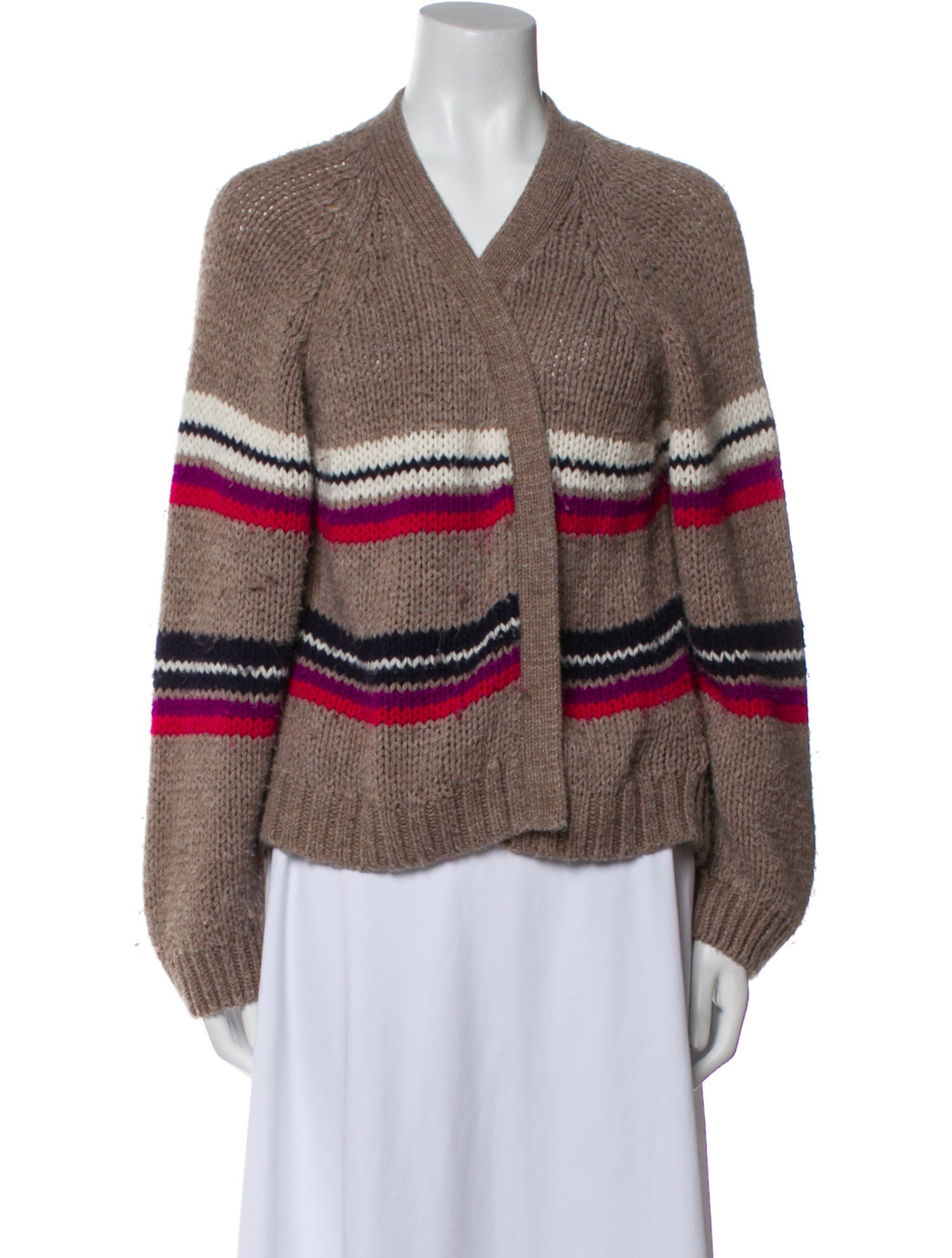Xirena Striped V-Neck Sweater