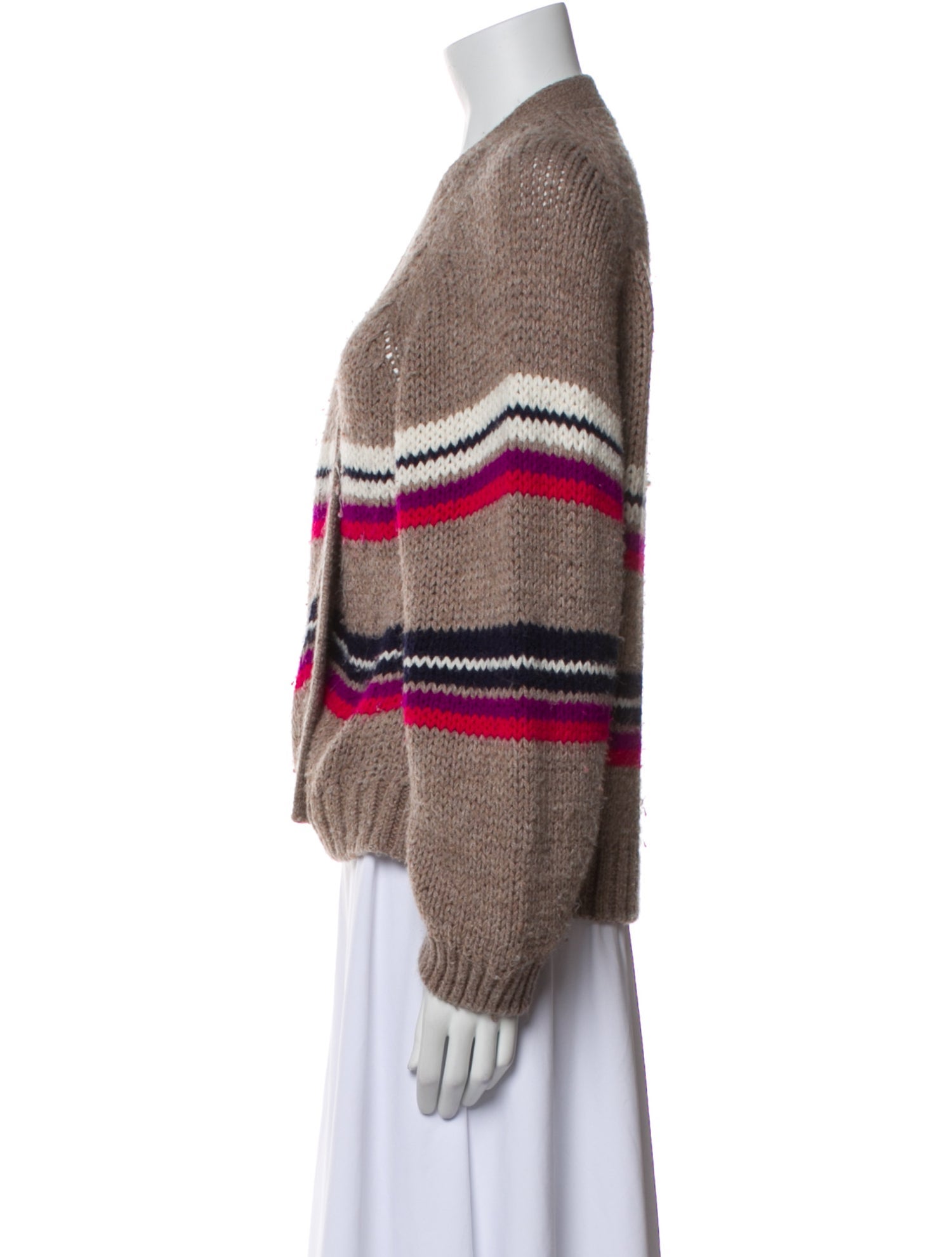 Xirena Striped V-Neck Sweater