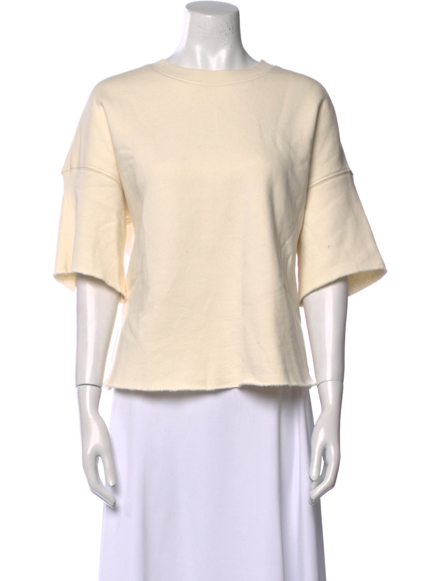 Xirena Bateau Neckline Three-Quarter Sleeve Top