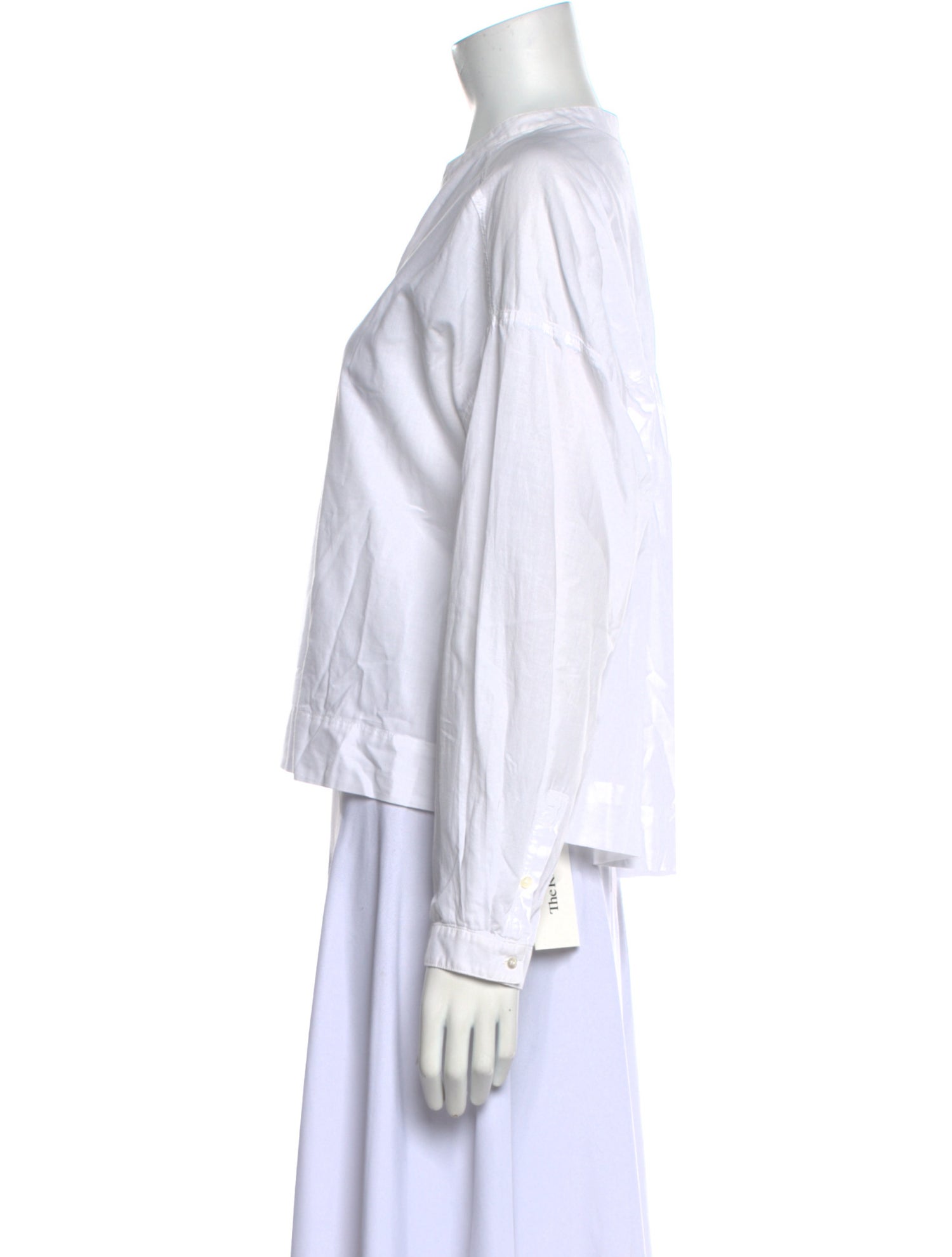 Xirena V-Neck Long Sleeve Crop Top