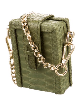 Ximena Kavalekas Mini Python Chain-Link Bag