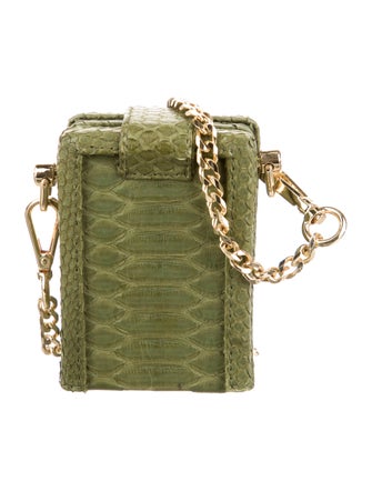 Ximena Kavalekas Mini Python Chain-Link Bag