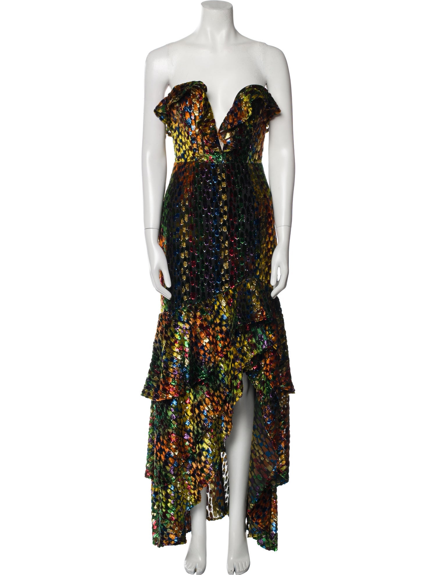 X By NBD Printed Long Dress