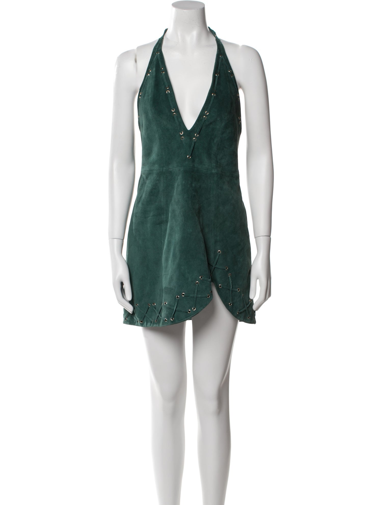 X By NBD Leather Mini Dress