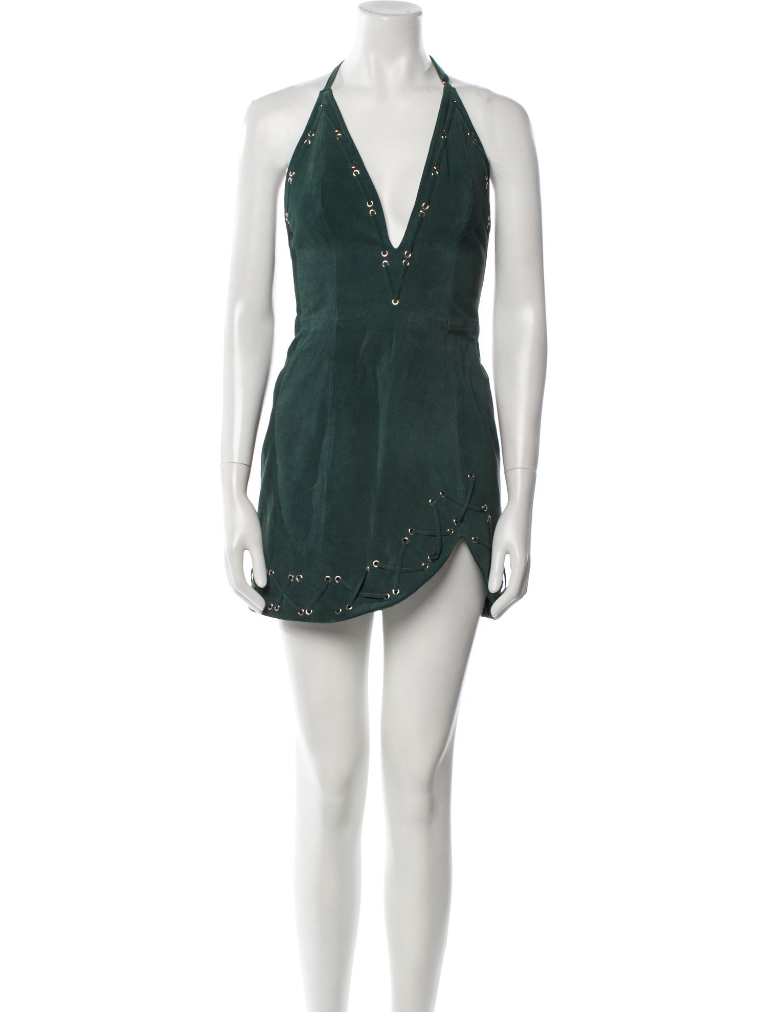 X By NBD Leather Mini Dress