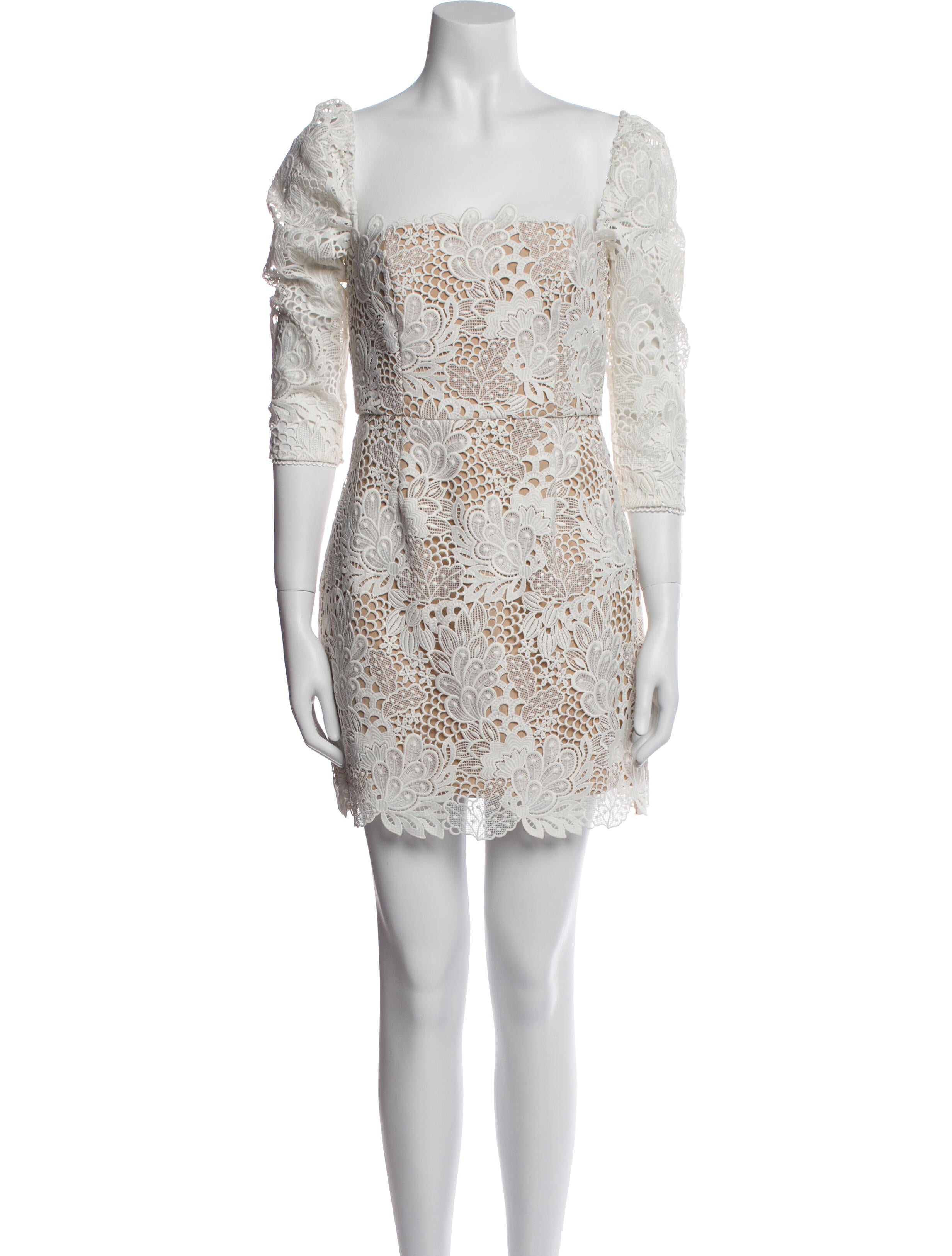 X By NBD Lace Pattern Mini Dress