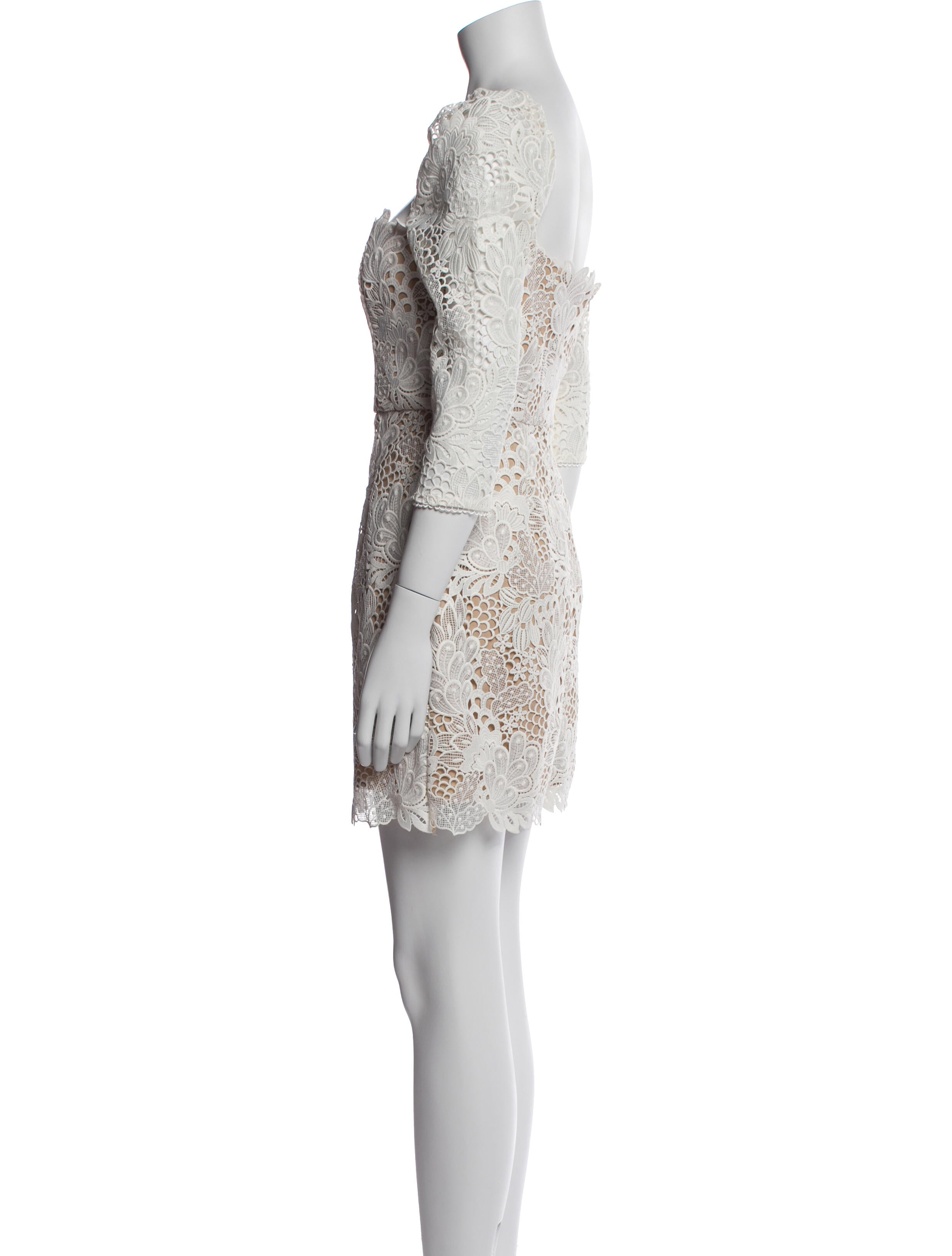 X By NBD Lace Pattern Mini Dress