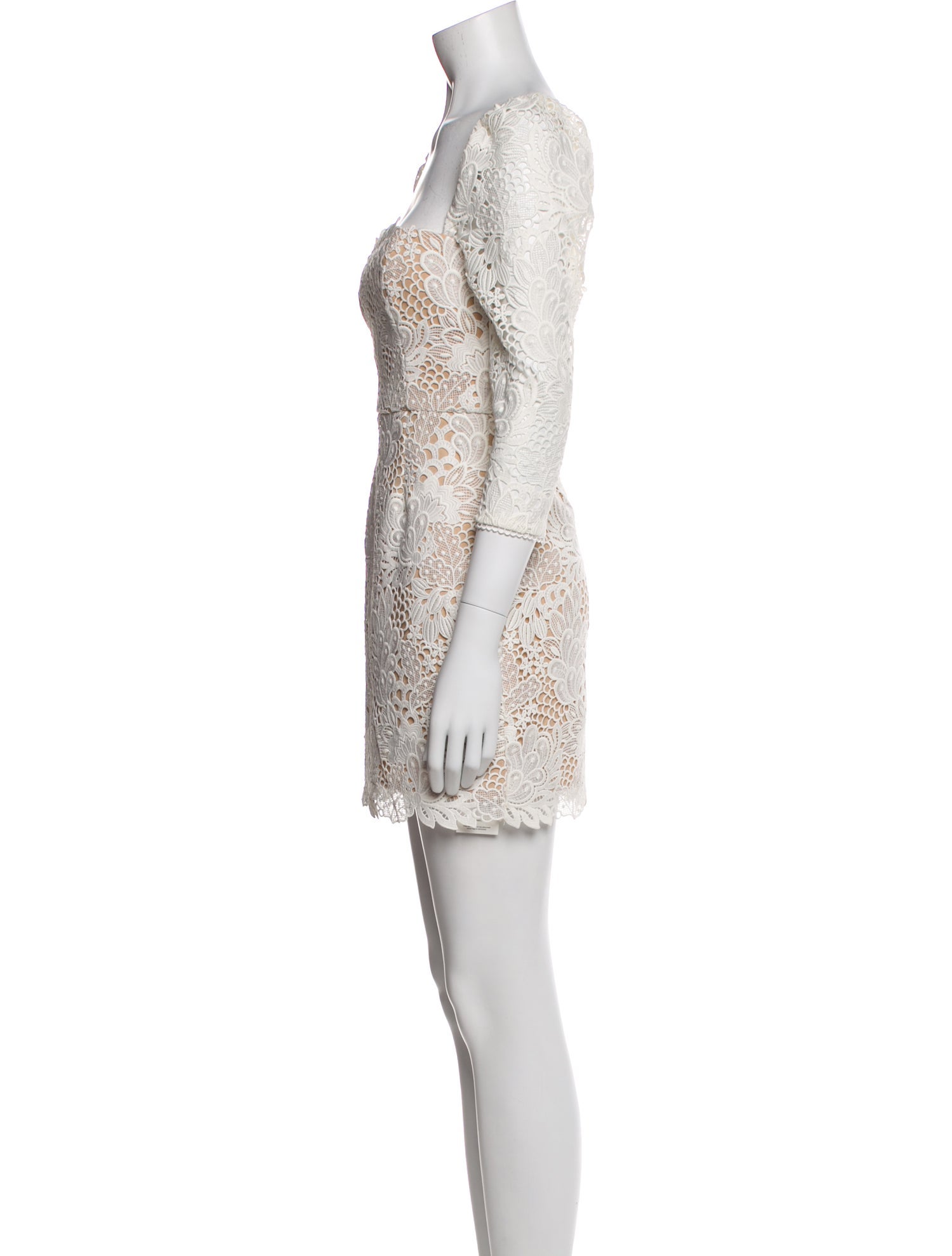 X By NBD Lace Pattern Mini Dress