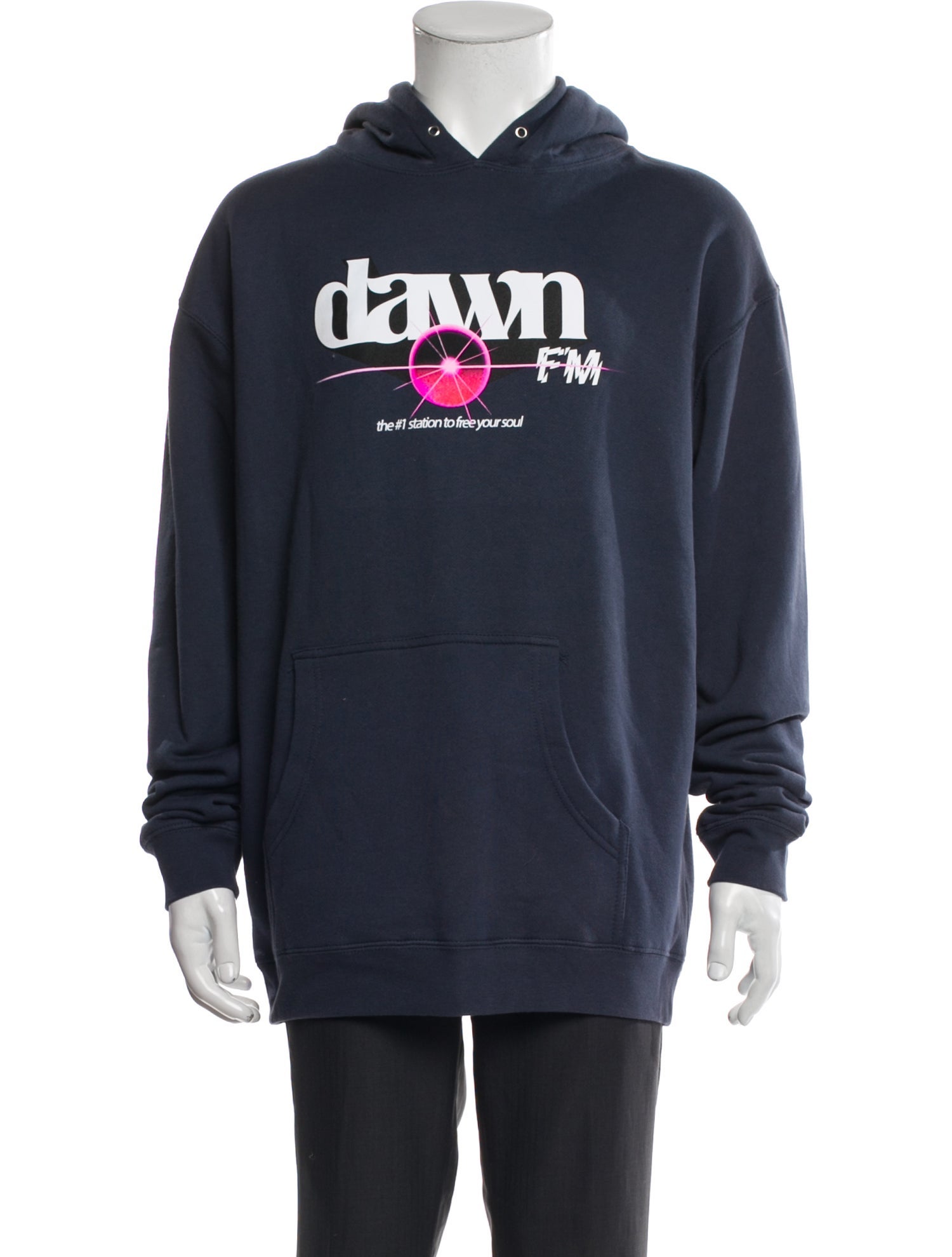 X'O - The Weeknd Graphic Print Crew Neck Hoodie