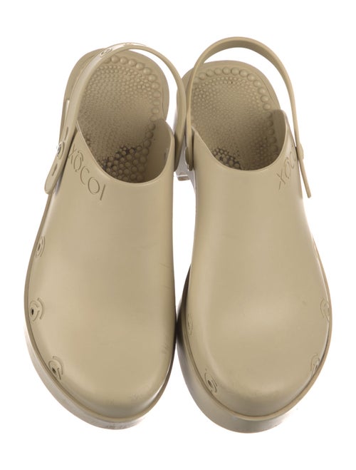 Xocoi Rubber Slingback Pumps