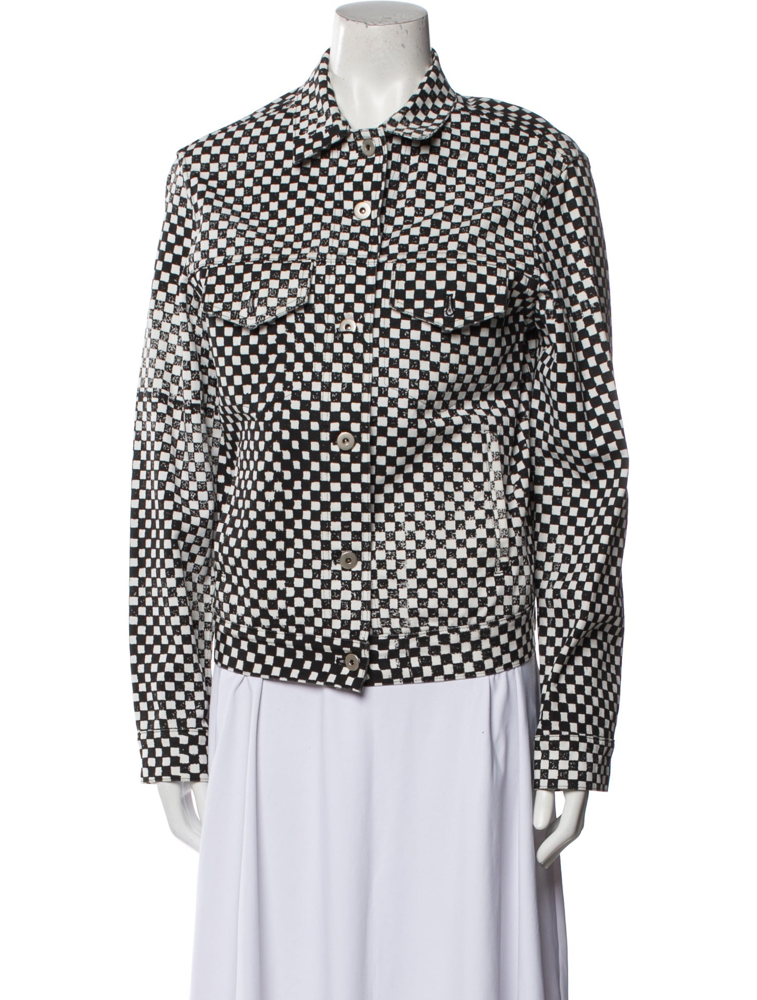 Assembly Patterned Denim Jacket