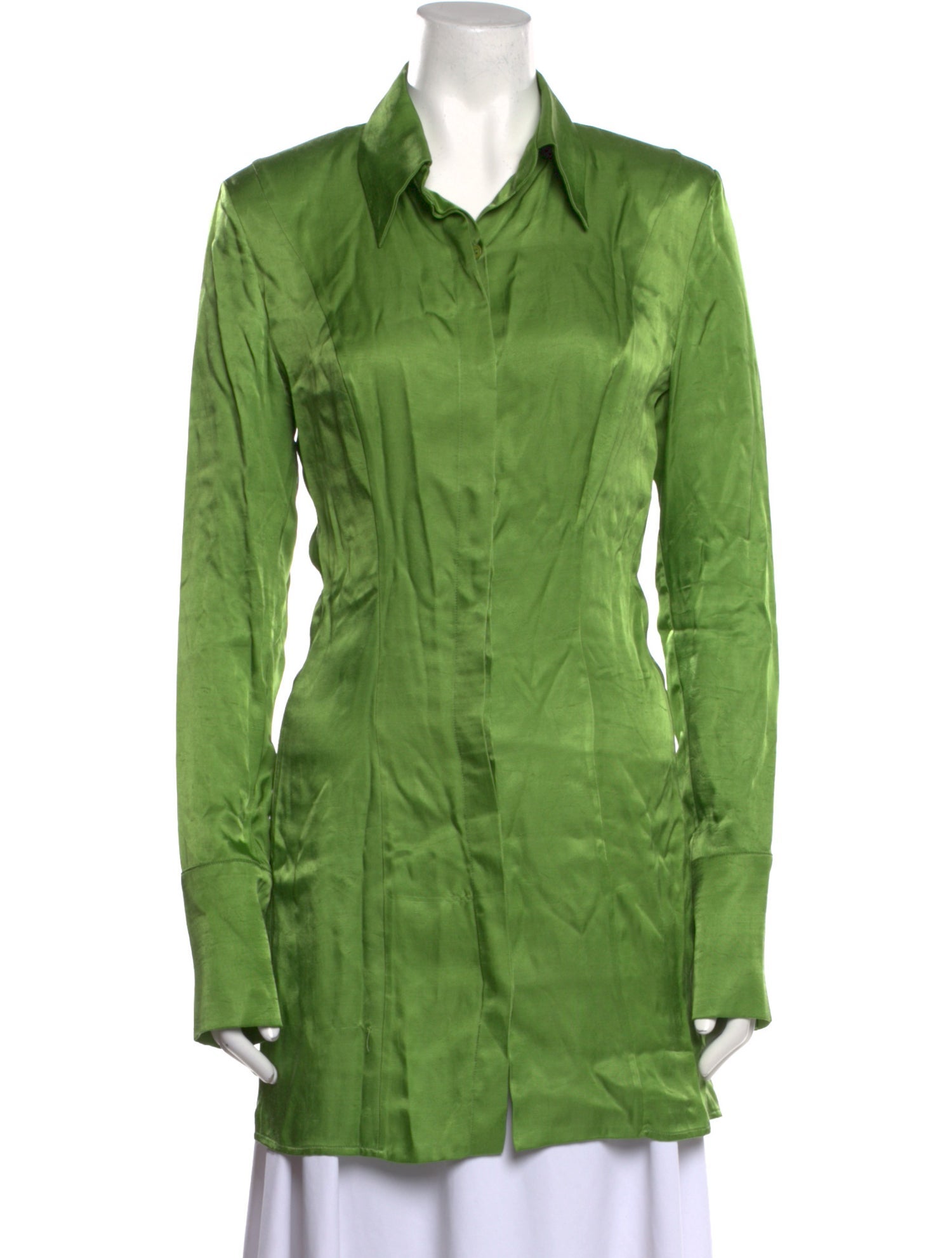 Assembly Long Sleeve Button-Up Top