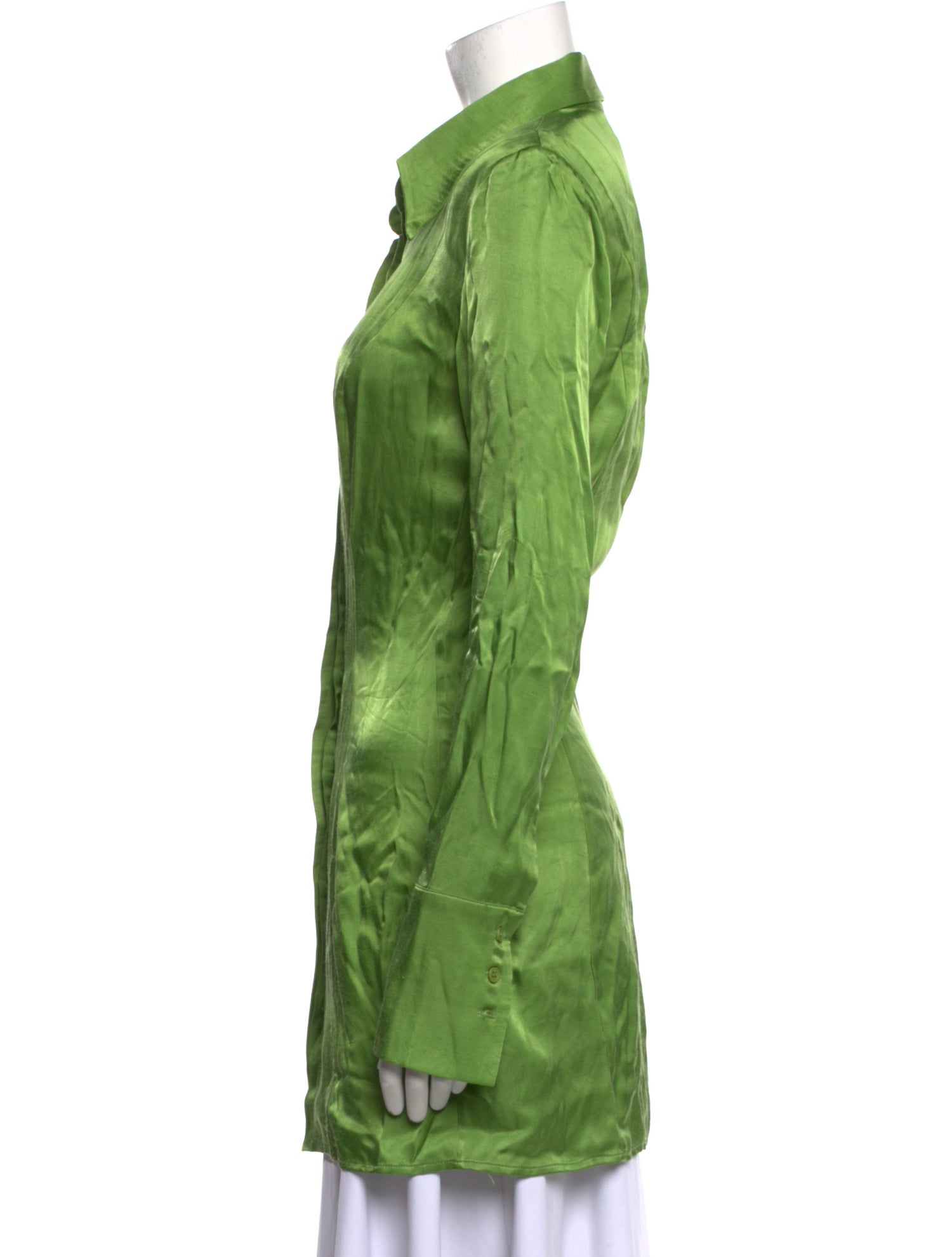 Assembly Long Sleeve Button-Up Top