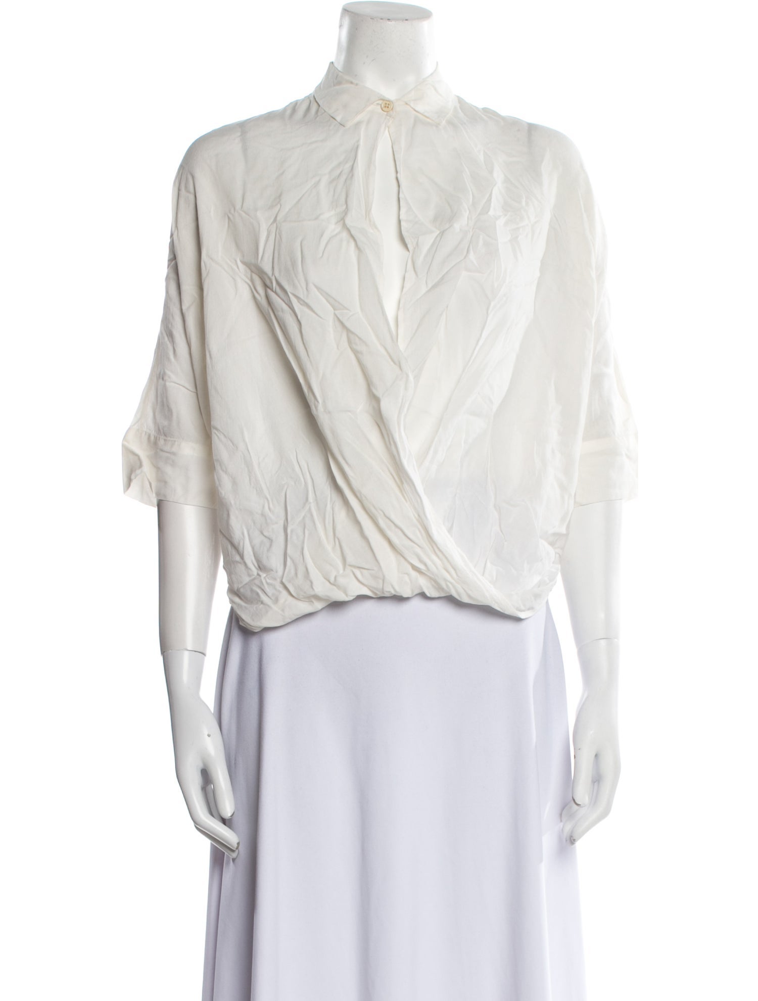 Assembly Three-Quarter Sleeve Blouse