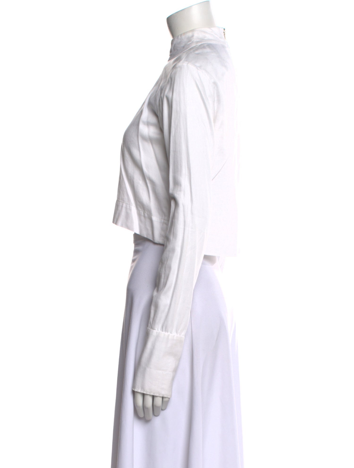 Assembly Mock Neck Long Sleeve Crop Top