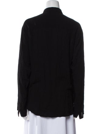 Assembly Long Sleeve Button-Up Top