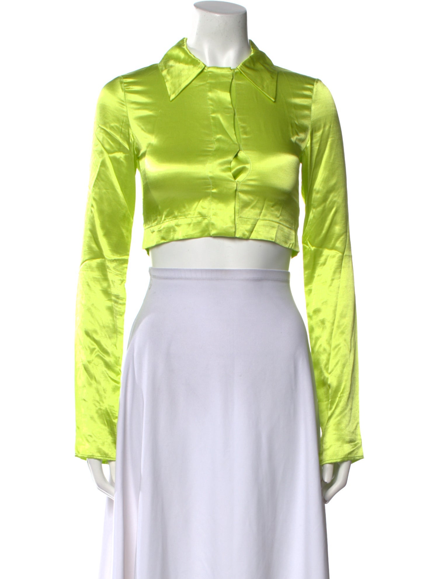 Assembly Crew Neck Long Sleeve Crop Top