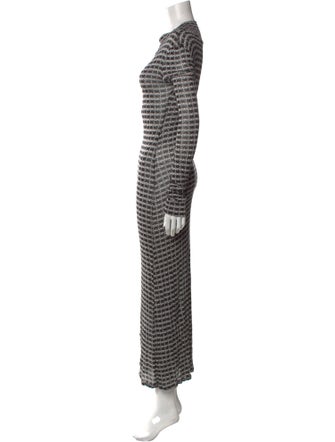 Assembly Mock Neck Long Dress