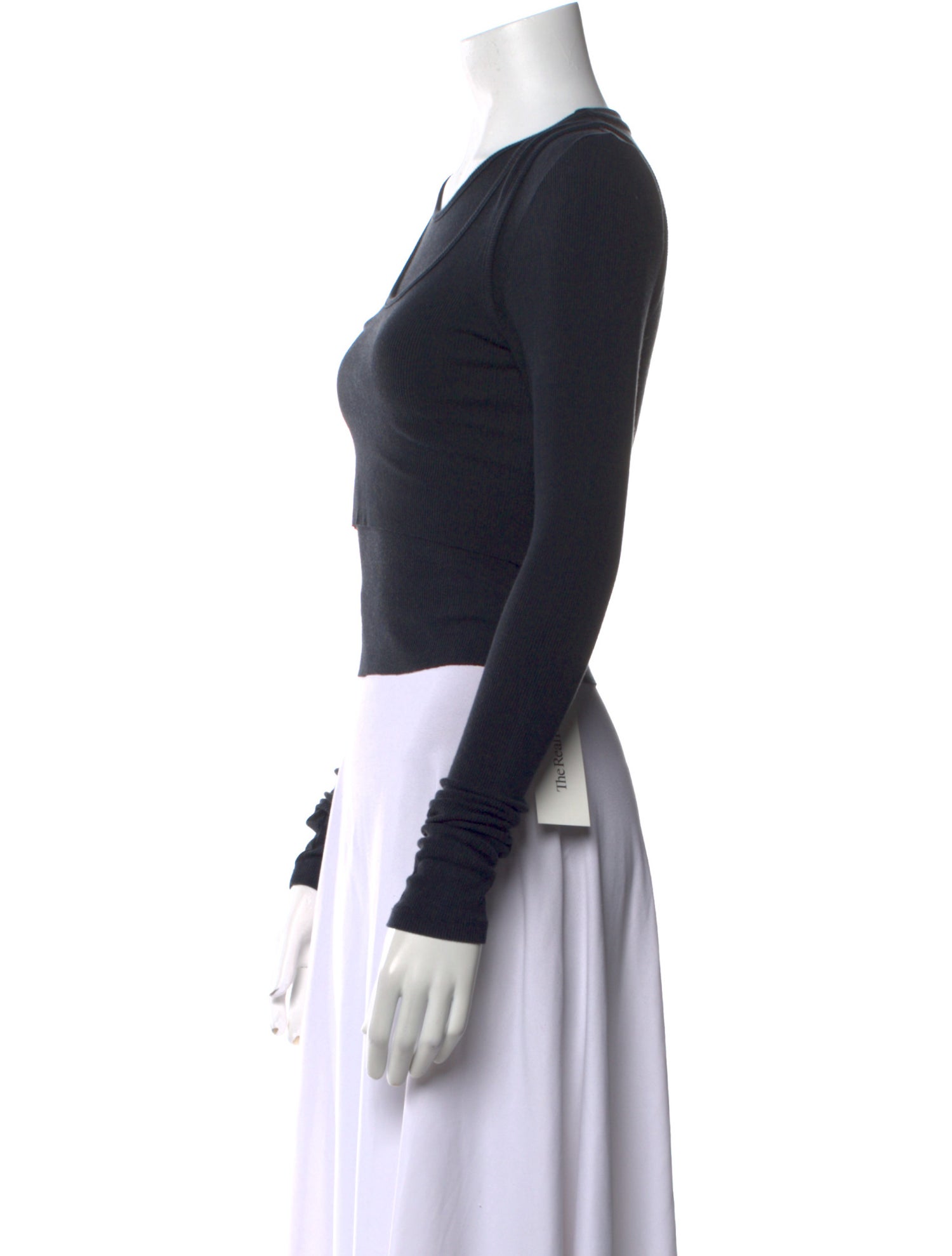 Assembly Crew Neck Long Sleeve Crop Top