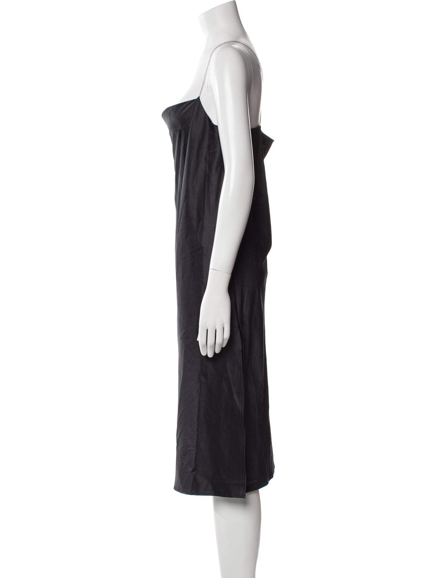 Assembly Square Neckline Knee-Length Dress