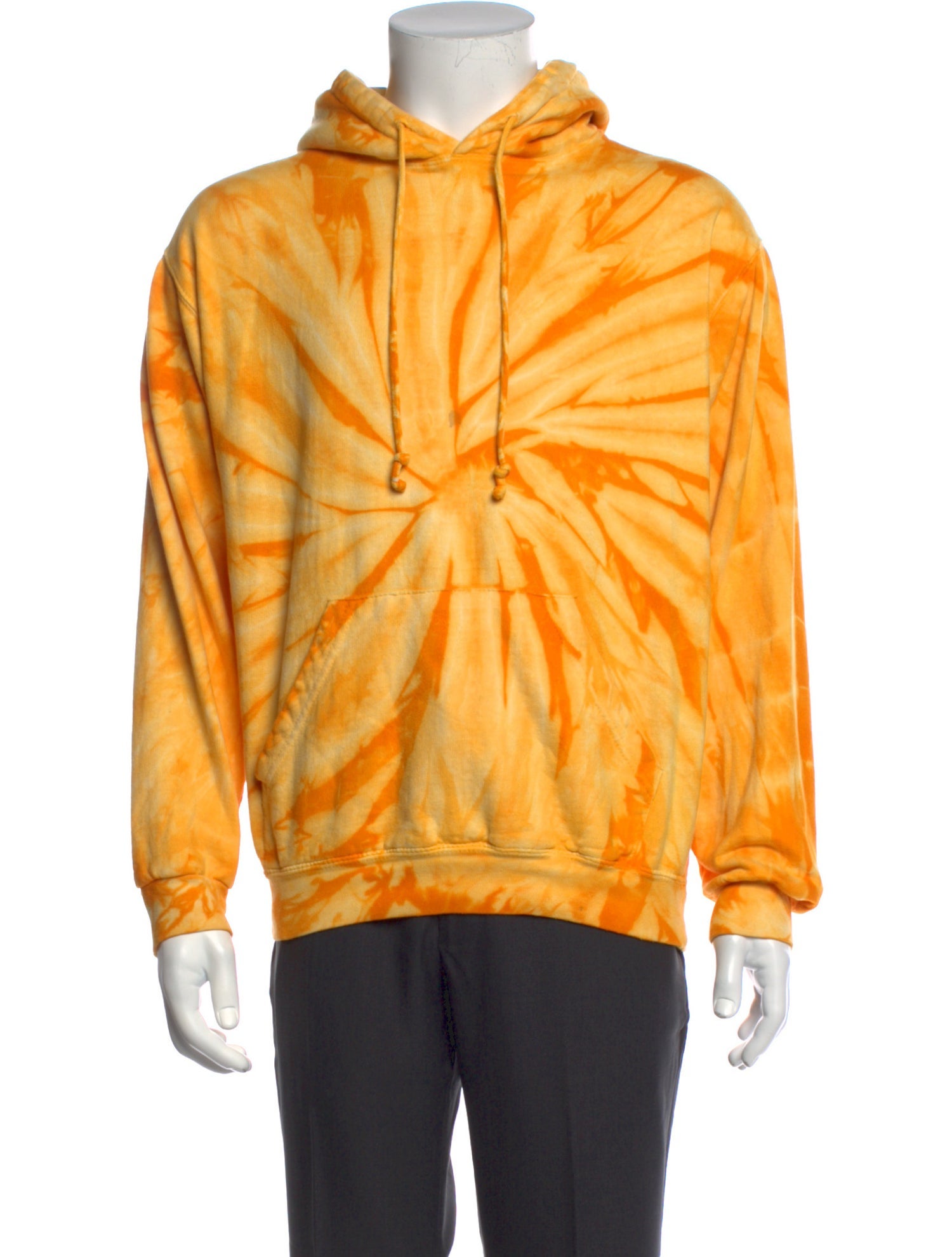 Assembly Tie-Dye Print Crew Neck Hoodie
