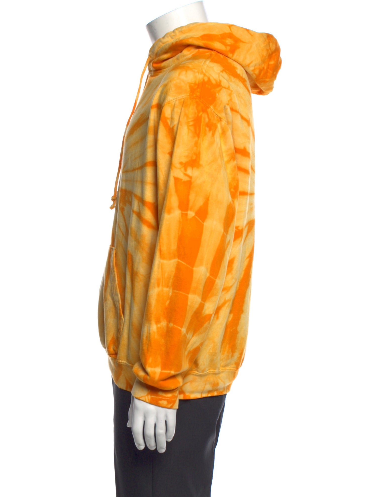 Assembly Tie-Dye Print Crew Neck Hoodie