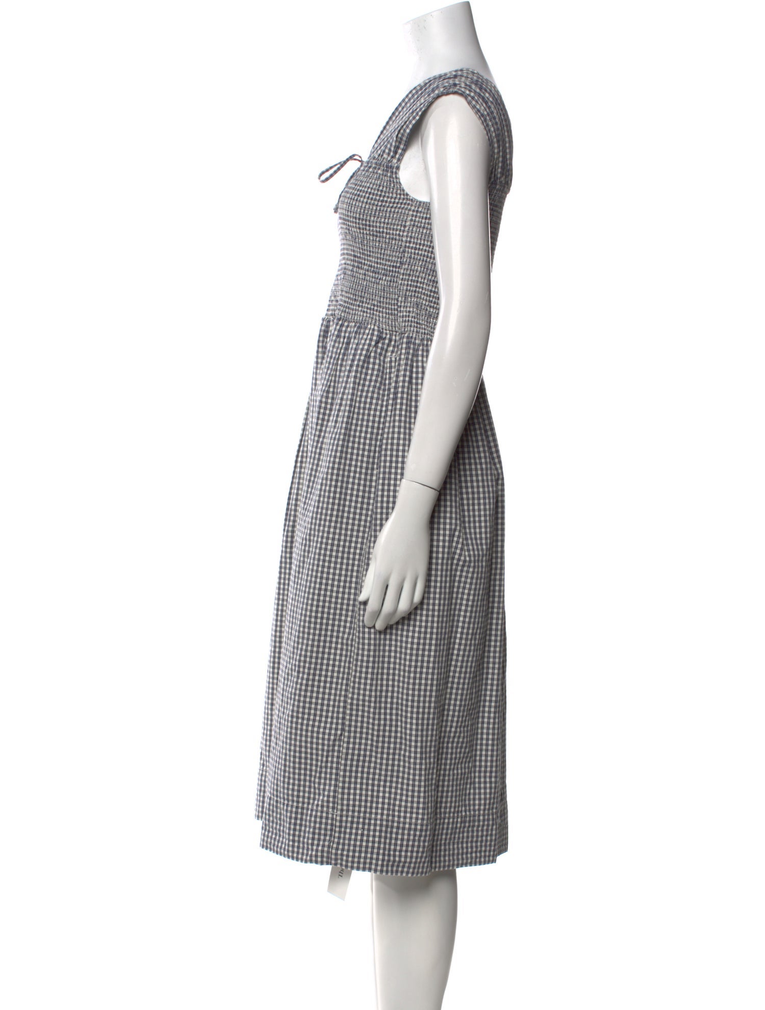 Assembly Plaid Print Midi Length Dress w/ Tags