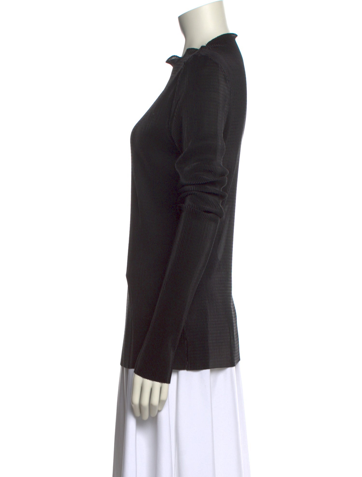 Assembly Mock Neck Long Sleeve Top