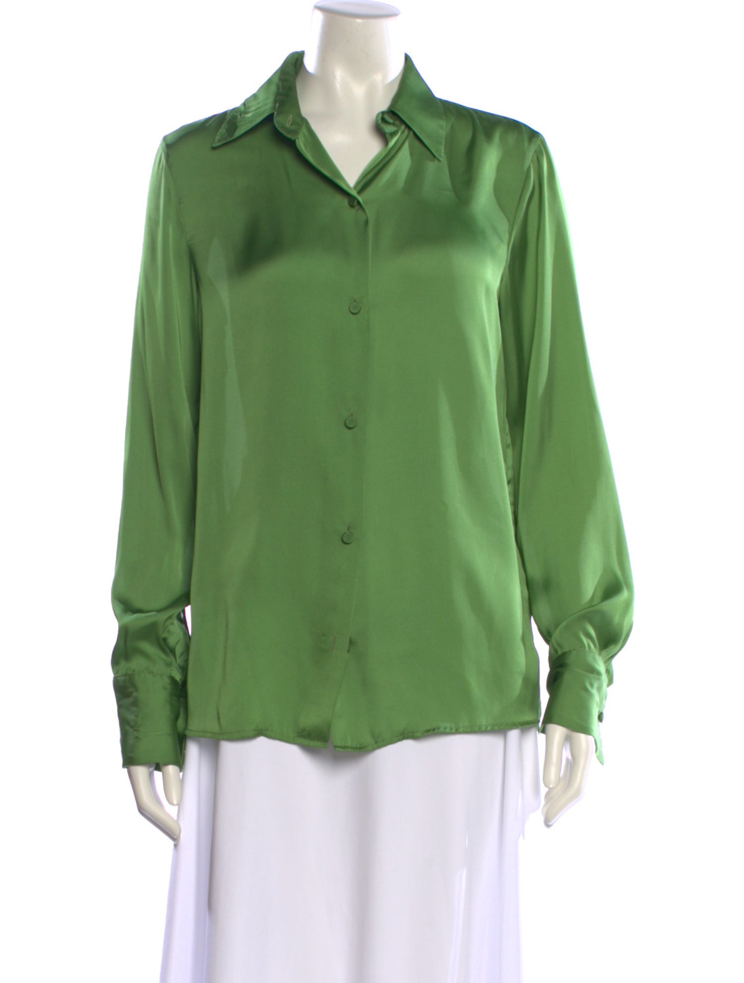 Assembly Long Sleeve Button-Up Top