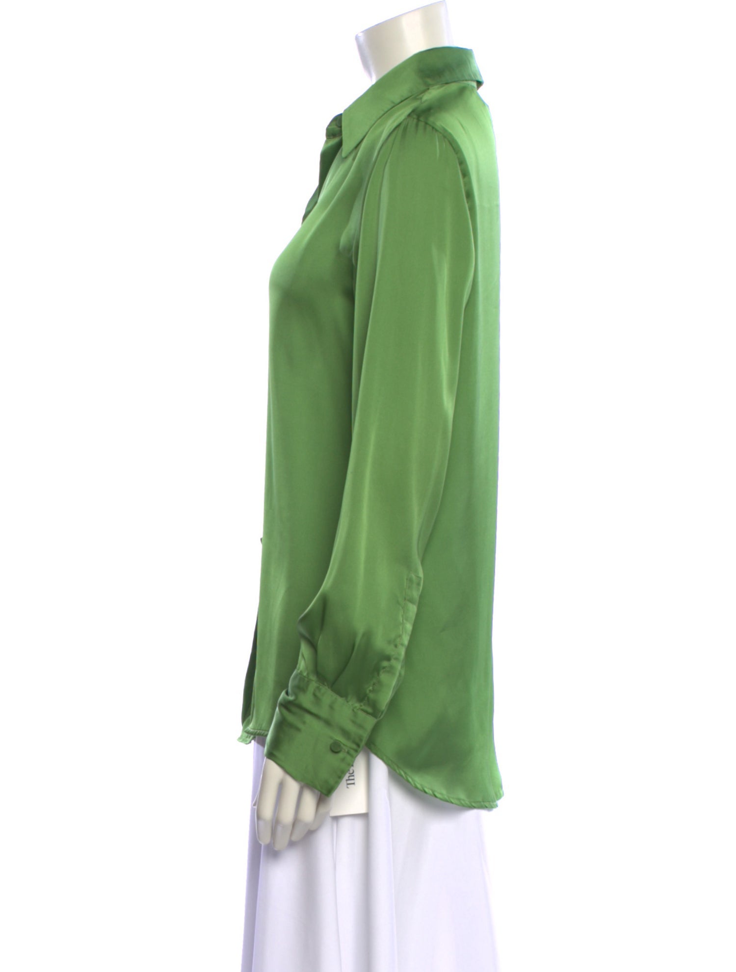 Assembly Long Sleeve Button-Up Top