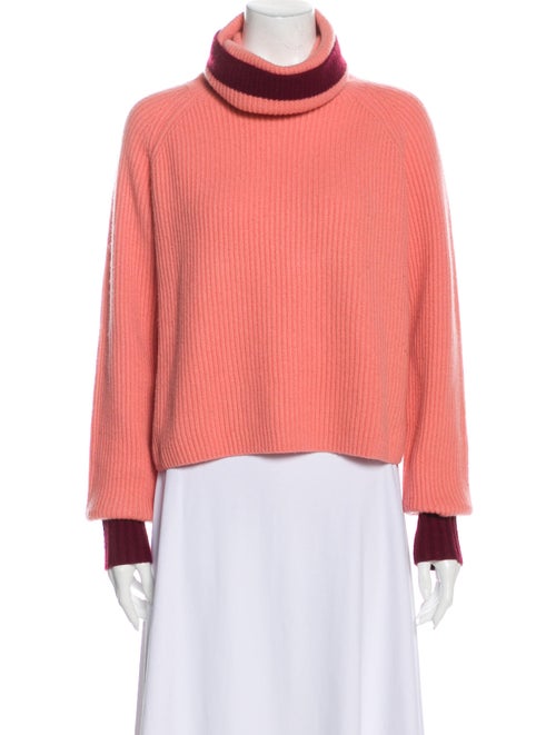 SportMax Cashmere Turtleneck Sweater Pink