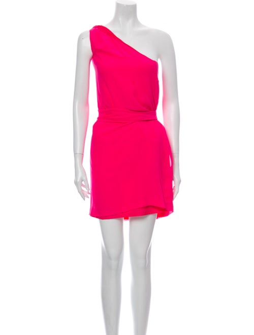 SportMax Silk Mini Dress Pink