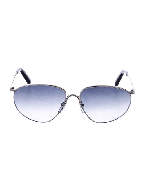 SportMax Aviator Gradient Sunglasses Silver