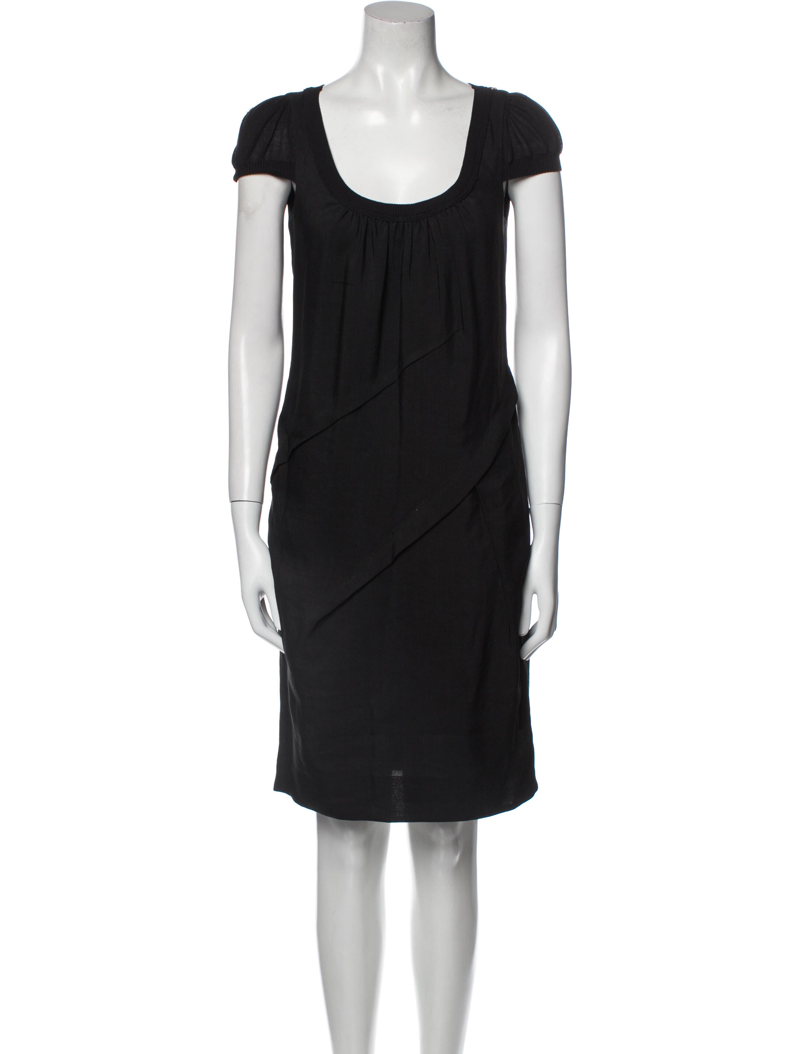 SportMax Scoop Neck Knee-Length Dress