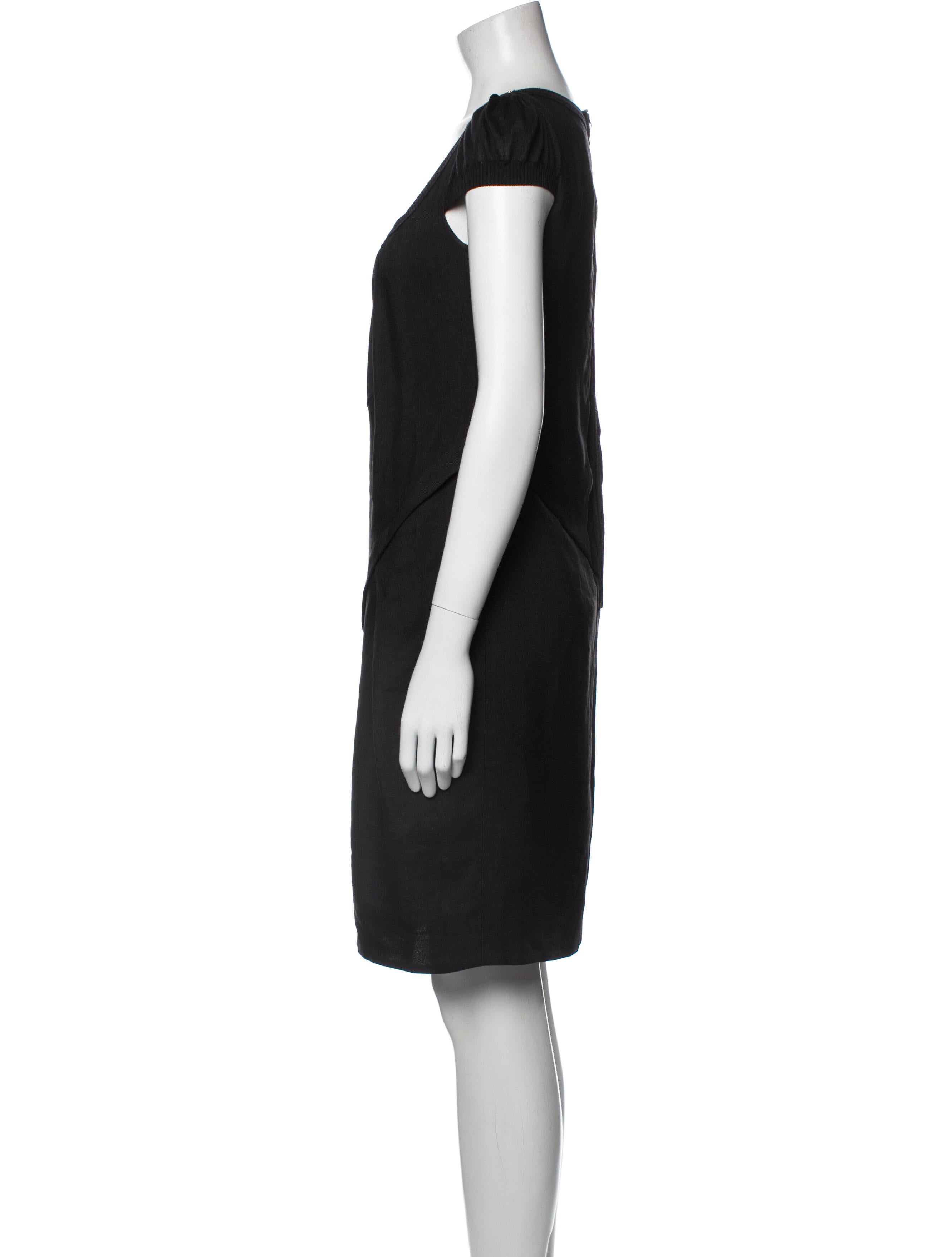 SportMax Scoop Neck Knee-Length Dress